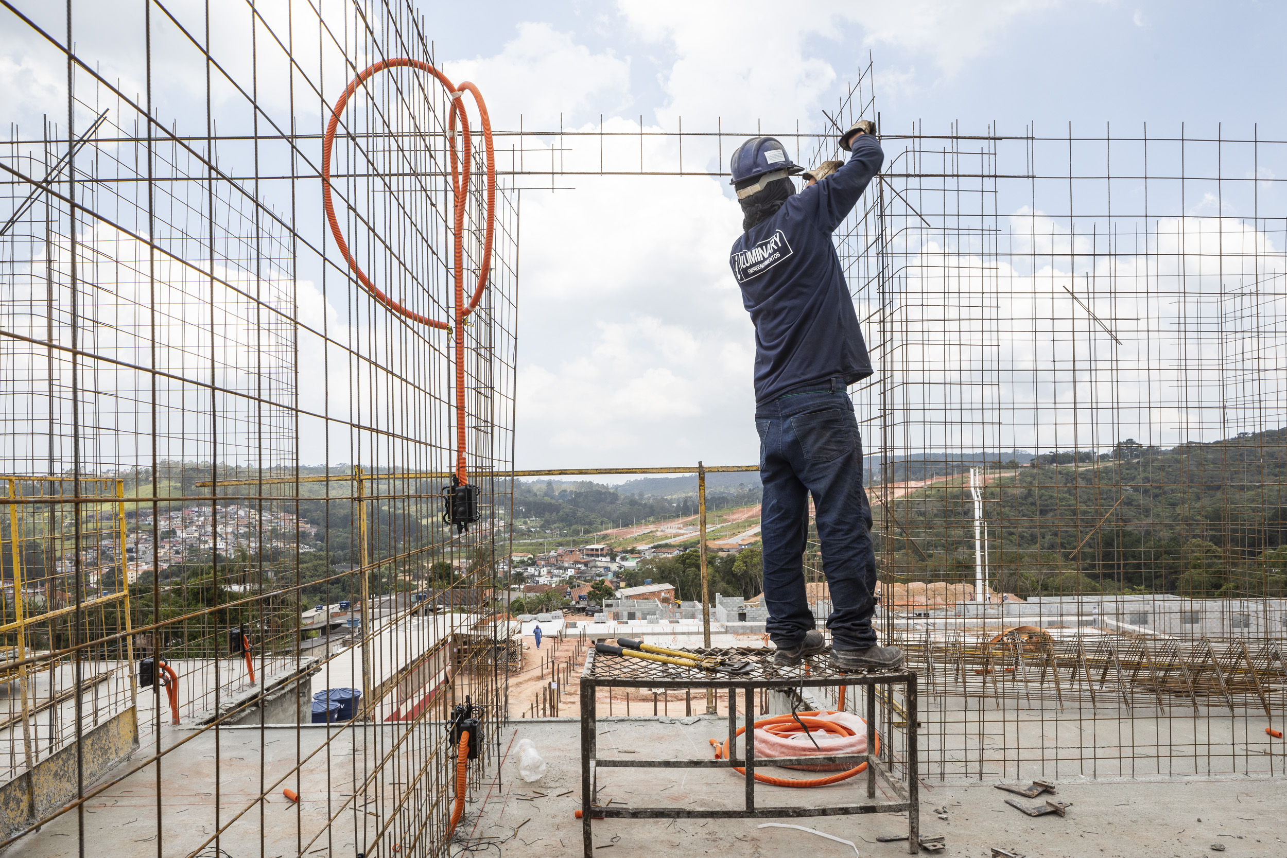 Obra do Samba Residencial em andamento
